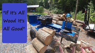 LOG Splitter Is A BEAST | All Wood Log Splitters