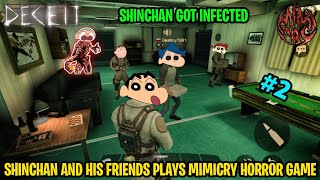 Shinchan and his friends plays sasta deceit 😂 | shinchan become killer😈 | who is infected? 😰 | #2