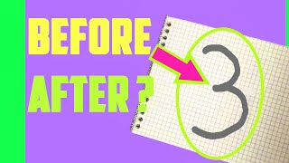How to draw something from 3 number step by step - Very Easy by Devlin Fox