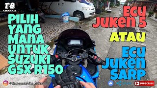 Pembahasan Ecu Juken 5 dan Ecu Sarp Untuk Suzuki GSX R150, Sambil Berangkat Kerja