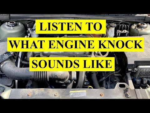Why does my car make a knocking sound when I start it?