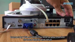 AVTECH 9CH/8CH POE AVH1109 NVR installation