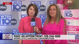 Christina speaks with Suzanne Hagadorn at NEWS10's Mammothon