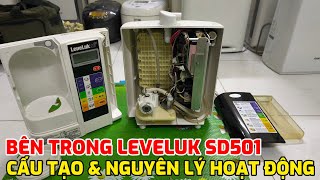 BÊN TRONG MÁY LỌC NƯỚC ION KIỀM LEVELUK SD501. CẤU TẠO & NGUYÊN LÝ HOẠT ĐỘNG.