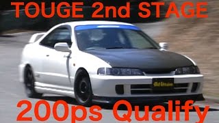 TOUGE BATTLE 2nd STAGE. CLASS-200ps Qualify【Best MOTORing】