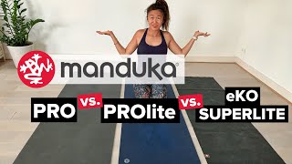 Manduka Yoga Mat Reviews: PRO vs. PROlite vs. eKO Superlite