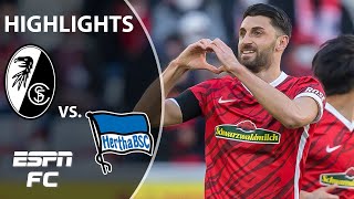 SC Freiburg’s dominant performance leads to win over Hertha Berlin | Bundesliga Highlights | ESPN FC