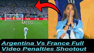 UNBELIEVABLE ! 😱 Argentina Vs France Full Penalties Shootout | Fifa World Cup2022 | Messi vs Mbappe