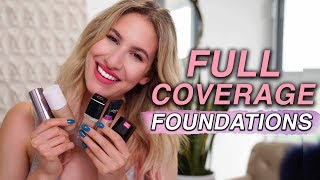 5 FULL COVERAGE FOUNDATIONS That WON'T Make You CAKEY (\u0026 4 TO AVOID) | Jamie Paige