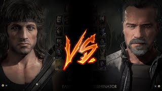 Mortal Kombat 11 - Rambo Vs. The Terminator (VERY HARD)