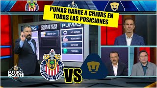 CHIVAS vs PUMAS PRONÓSTICOS y análisis línea por línea del duelo CLAVE en Liga MX | Futbol Picante
