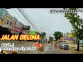 SUASANA PEKANBARU JALAN SRI KANDI DAN DELIMA masih banyak jalan rusak provinsi Riau Indonesia