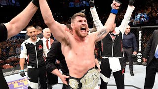 Crowning Moment: Michael Bisping Claims Middleweight Title in Rockhold Rematch 👑