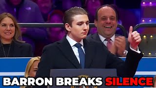 Barron Trump BREAKS SILENCE with First Speech – What He Said Will Stun You