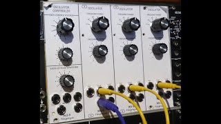 Fitzgreyve Moog 901B Oscillator and 901A Controlller in Eurorack format.