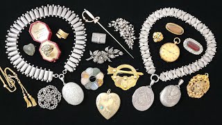 VICTORIAN JEWELRY: MY COLLECTION from 1840 to 1890 Silver Gold Diamonds & Gems #