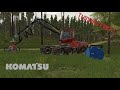 FS22 Thinning with Komatsu 911.4 on Holmåkra! Part 1