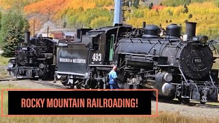 [HD] ROCKY MOUNTAIN RAILROADING ON THE SILVERTON \u0026 DURANGO! STEAM LOCOMOTIVES AT HIGH ALTITUDE!