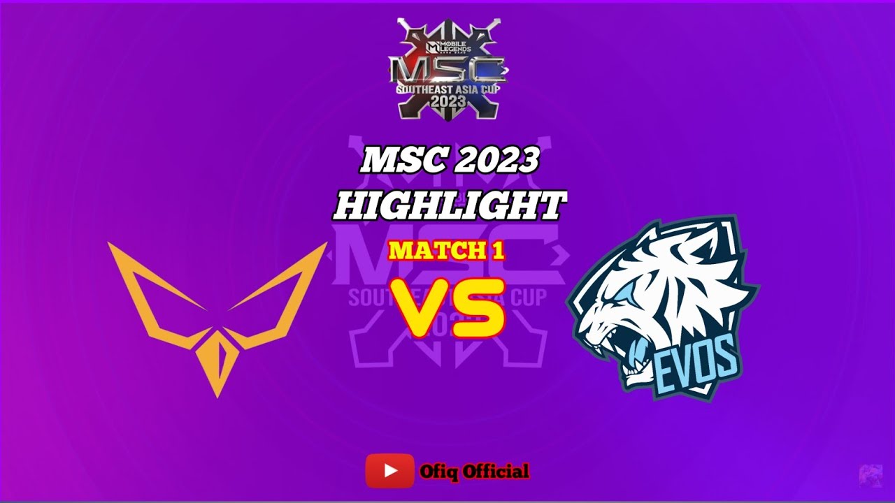 HIGHLIGHT MSC 2023 - FENIX ESPORT VS EVOS LEGENDS MATCH 1 | FASE GRUP ...