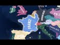 WW2 But France Owns The Rhineland - Hoi4 Timelapse