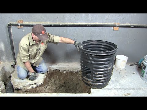 How To Install A Sump Pump Pit How To Install A Sump Pump Pit