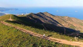 우리나라에서도 이런 곳에서 자전거를 탈 수 있다!!! | 강릉 밥봉 옥계 임도 오프로드 MTB 라이딩 드론영상 | MTB Riding Drone Shot in Korea (4K)