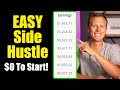 EASY Side Hustle To Start With $0 (How To Make Money Online 2024)