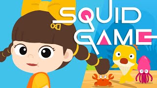 Squid Game | Red light Green light Game | Nursery Rhymes & Kids Songs