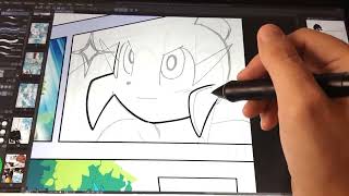 Drawing with my Cintiq on Clip Studio Paint