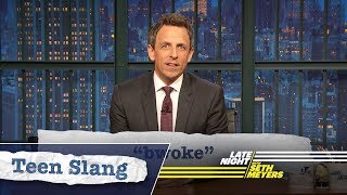 Seth Explains Teen Slang: iPhone Battery, Bwoke