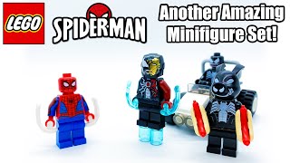 Spider-Man versus Venom and Iron Venom Review! LEGO Spider-Man Set 40454