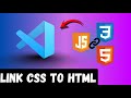 How to Connect CSS to HTML in VS Code