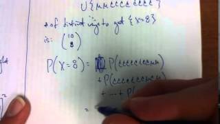 Binomial pmf