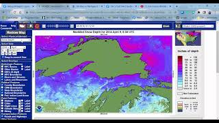 NOAA's Interactive Snow Map tutorial