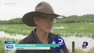 Após forte chuva: moradores e agricultores da Estrada Dedo Grosso ainda enfrentam alagamentos