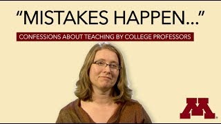 Mistakes Happen: Confessions about Teaching by College Professors (Liebler)