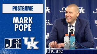 Mark Pope recaps Kentucky's 108-59 win over Jackson State