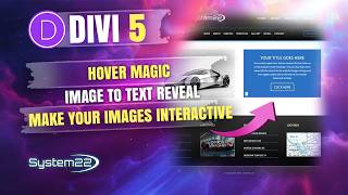 Divi 5 Hover Animation Tutorial (Image to Text Reveal)