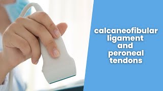 Calcaneofibular ligament and peroneal tendons - 2 min series MSKUS