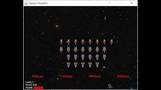 Space Invaders (Java desktop game w/source code)