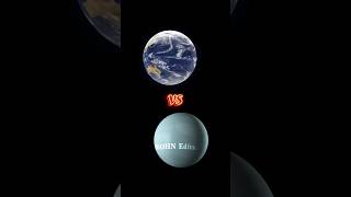 earth vs Uranus #shortvideo