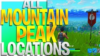 Fortnite Summit Different Mountain Peaks Videos 9vi!   deos Tv - all 19 mountain peak locations summit different mountain peaks fortnite battle royale challenge