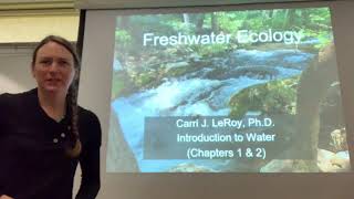 Freshwater Ecology - week 1 part 1