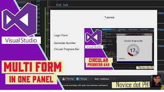 Multi Form in One Panel in Vb.net || Novice dot PH || Visual Basic || How to Create many Forms