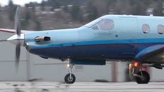 Pilatus PC-12 NG Takeoff