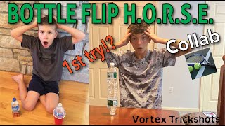 INTENSE Game of Bottle Flip Horse!!! ft. ML lifestyle
