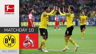 10th Home Win In A Row! | Borussia Dortmund - 1. FC Köln 2-0 | All Goals | MD 10 – Bundesliga 21/22