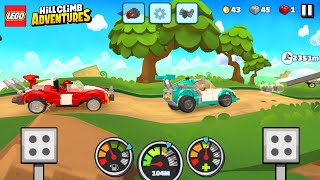 Lego Hill Climb Adventures - Gameplay Walkthrough Part 4 Race Car (Android, IOS)