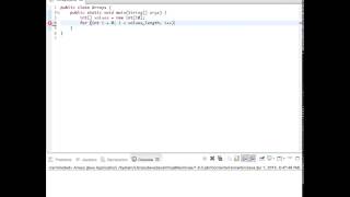 Filling an Array with Squared Values (Java)