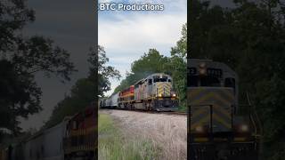 KCS Grey Ghost SD40-3 leading on the Gulfport Subdivision